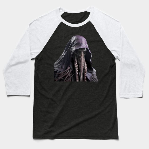 Baldur's Gate 3 Mindflayer Reimagined Baseball T-Shirt by Keciu's Shop